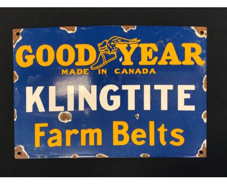 A Reproduction Enamel 'Good Year' Advertising sign, 30cm 