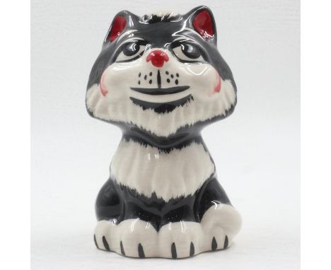 Lorna Bailey cat, Tex, no cracks or chips, H: 13 cm. UK P&amp;P Group 1 (£16+VAT for the first lot and £2+VAT for subsequent 