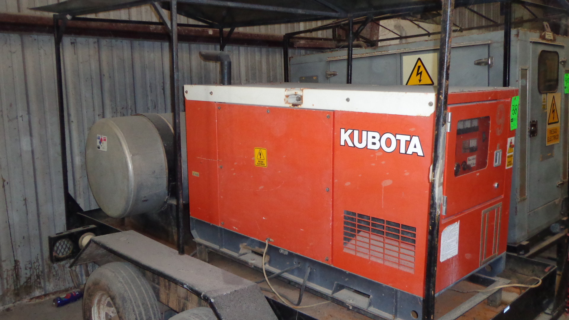 Kubota SQ1200USA Generator with Kubota Diesel Engine, S/N H09035