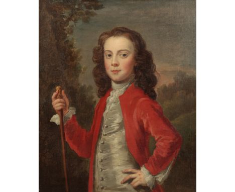 JOHN VANDERBANK (1694-1739) A portrait of Thomas Lennard Barrett, XVI Lord Dacre (1717-1786) circa 1730, 74cm x 62cm