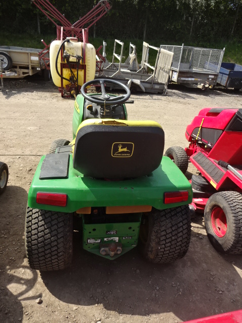 JOHN DEERE 355D diesel lawn tractor c/w mid mounted mower deck