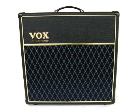 Vox Valvetronix AD60VT guitar amplifier, with VOX VT4 controller and manuals