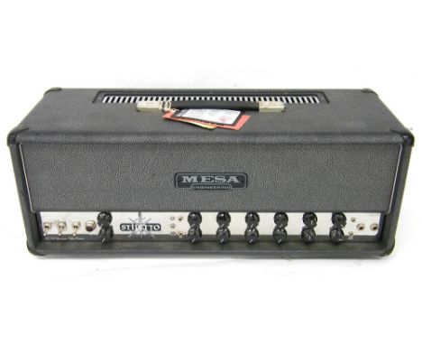 Mesa Boogie Stiletto Trident guitar amplifier head, dust cover