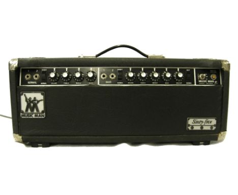 Music Man Sixty-Five guitar amplifier head, made in USA, ser no AN02298, electrics faulty, requires attention