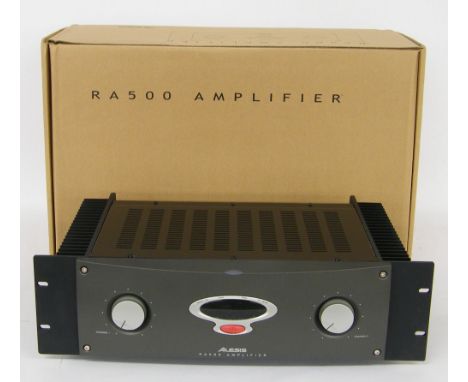 Alesis RA500 amplifier, boxed with manual