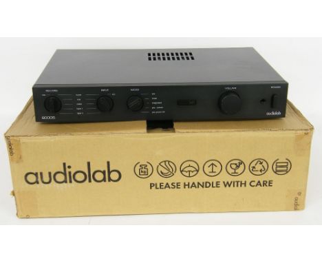 Audiolab 8000s pre/power amp, original box and manual