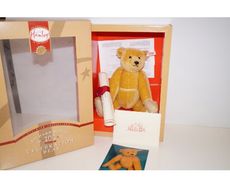 A Steiff teddy bear 100 year celebration from Hamleys