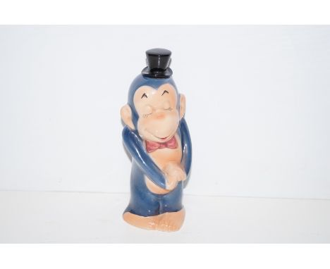 Goebel Happy Chimp decanter, height 20cm 