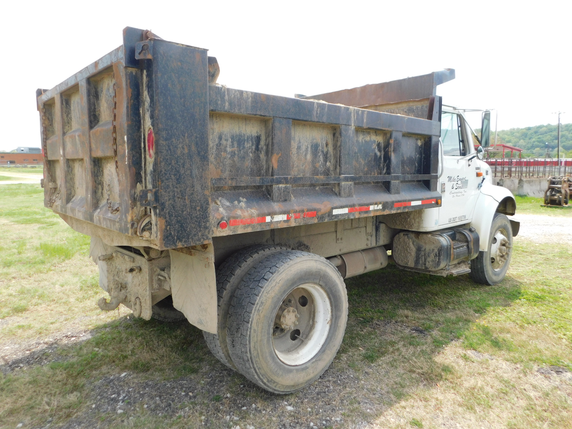 1998 International 4900/DT466E Single Axle Dump Truck, VIN ...