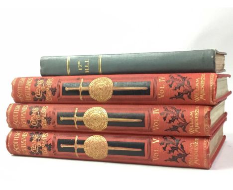 COLLECTION OF MILITARY BOOKS, including 17th Highland Light Infantry, five vols. The Outpost and four vols. Scottish Highland
