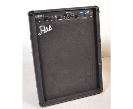 A vintage 20th century Marshall / Park Bass GB 50-15 combo amplifier. 230V-50Hz. Serial 931100555. Measures 70cm x 49cm x 29c