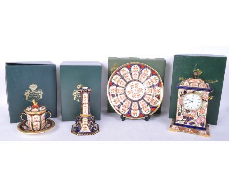 A collection of four 20th century Mason's Ironstone "Masterpiece Series" limited edition ceramic items. The lot to include Ma