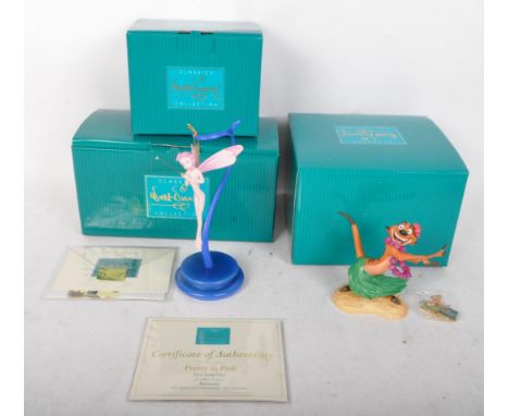 A collection of two 20th century Walt Disney Classics Collection ceramic figures. The lot to include "Pretty in Pink" Drew Dr
