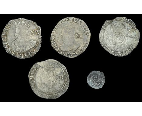Charles I, Tower mint, Penny, Gp A, type 1, mm. two pellets, inner circle both sides, 0.50g/4h (N 2261; S 2837); together wit