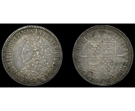 Elizabeth I (1558-1603), Milled coinage, Sixpence, 1566/4, mm. star, bust E, rev. cross pattée, 2.76g/6h (Borden/Brown 36, O2