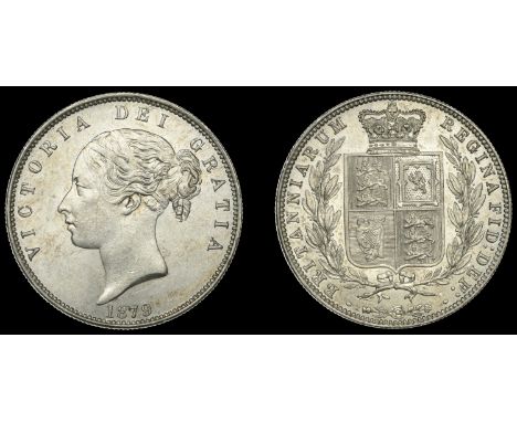 Victoria (1837-1901), Halfcrown, 1879 (ESC 2754; S 3889). Obverse with light surface marks, otherwise good extremely fine, re