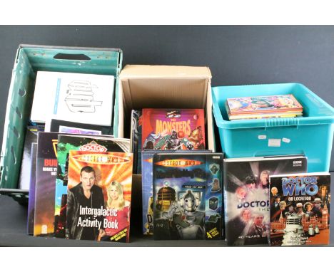 Doctor Who - A large collection of over 100 Doctor Who hardback &amp; paperback books, featuring Doctor Who The Monsters, Doc