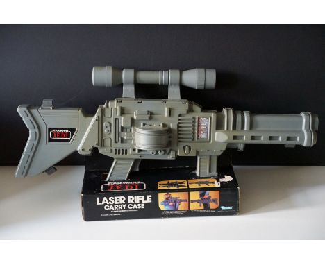 Star Wars - Original Kenner Return Of The Jedi Laser Rifle Carry Case with original box and packaging, together with paperwor