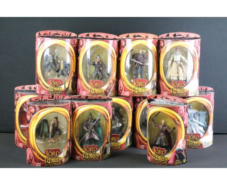 Collection of 12 boxed Toy Biz The Lord Of The Rings The Two Towers figures to include Prologue Elven Warrior, Sam In Mordor,