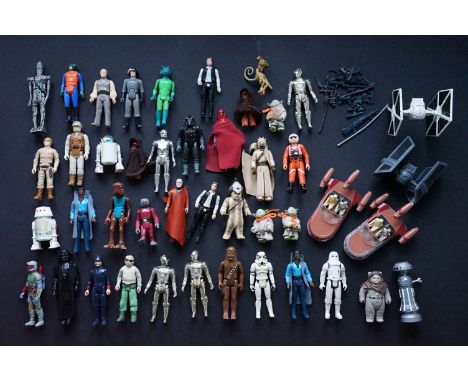 Star Wars - 40 Original US Star Wars figures to include R2-D2, Chewbacca, R5-D4, Ben Obi Wan Kenobi, Emperor's Royal Guard, F