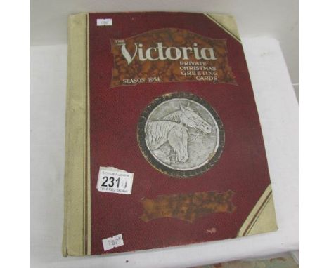 An unusual and rare 1930's tradesman's 'Calendar' sample book.