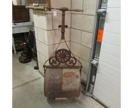 An old garden roller.