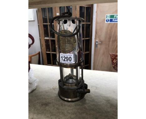 An Eccles type 6 miners lamp