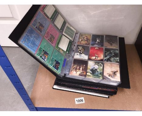3 folders of assorted trade cards including Gil Elvgren, Jeffrey Jones, Playboy, Hershey's, Olivia De Berardinis pin-up, Jame