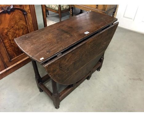 A 19th Century oak gate leg table