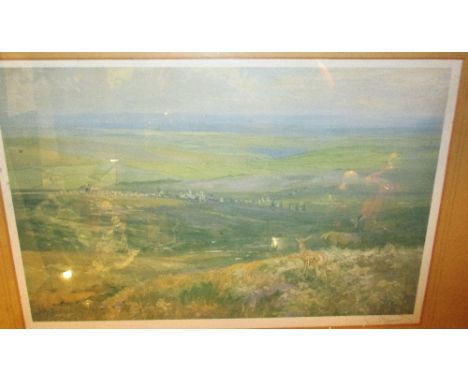 After Lionel Edwards - The Invasion A coloured print, signed in pencil to the mount. 25cm x 39cm.