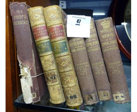Domestic Memoirs of The Royal Family, Volumes I-III, by Folkestone Williams. Publ. Hurst and Blackett (London, 1860, First Ed