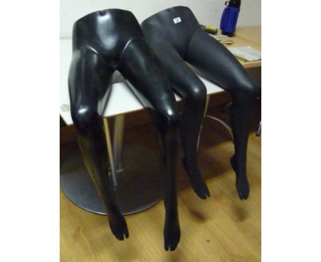 Two Mannequin Shop Display Legs.
