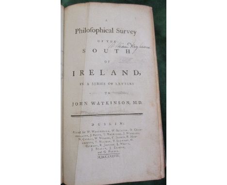 Travel/Dublin Printing Campbell: A Philosophical Survey of the South of Ireland, In a Series of Letters to John Watkinson, M.