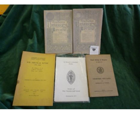 The Dublin University Review, August 1885 & July 1886. Publ. Sealy, Bryers & Walker, Dublin. Sir Thomas Wyse 1791-1862: An Ad