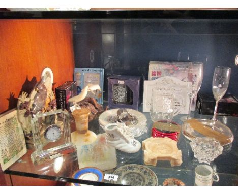 A Shelf of Decorative Items.
