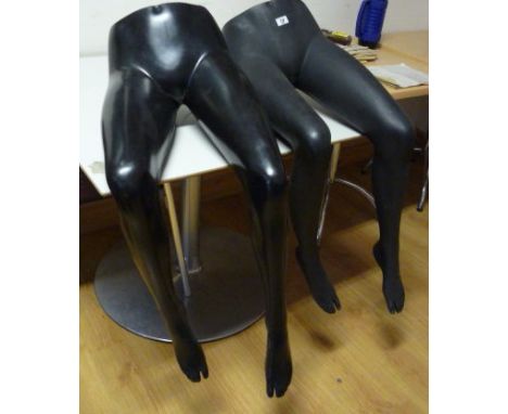 Two Mannequin Shop Display Legs.