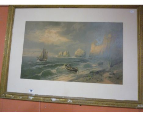A Colour Print after Millais -Coming to Shore.