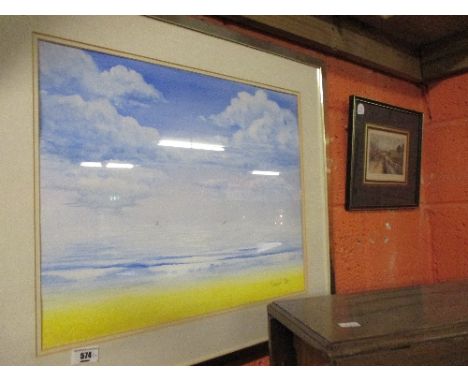 A 19th Century Engraving by Percy Heath after T.M. Baynes Newry from Trevor Hill, Co. Down A Seascape Watercolour by Mairead.