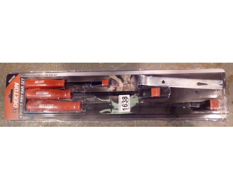 New unused Dekton four piece pry bar set. P&amp;P Group 1 (£14+VAT for the first lot and £1+VAT for subsequent lots) 
