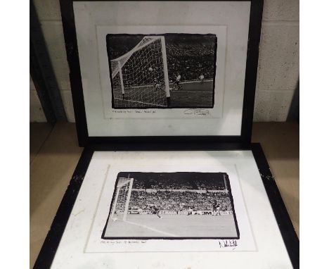 Two prints of cup finals. P&amp;P Group 2 (£18+VAT for the first lot and £3+VAT for subsequent lots) 