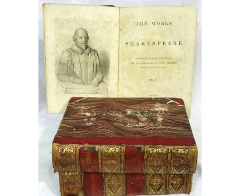 Works of Shakespeare volumes 1 - 3, edited Staunton, published Routledge Warne &amp; Routledge 1862. P&amp;P Group 2 (£18+VAT