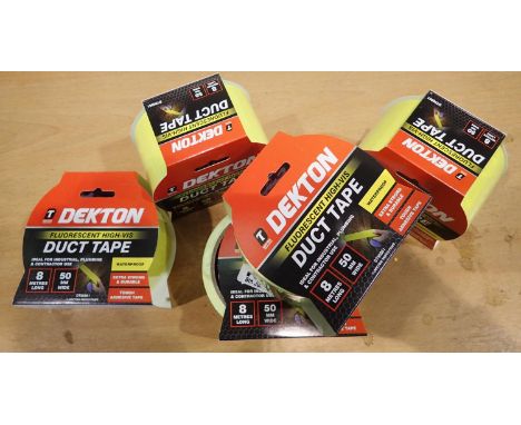 Five rolls of reflective duct tape. P&amp;P Group 1 (£14+VAT for the first lot and £1+VAT for subsequent lots) 