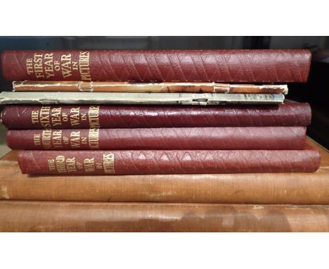 War related books to include The War in pictures. P&amp;P Group 2 (£18+VAT for the first lot and £3+VAT for subsequent lots) 