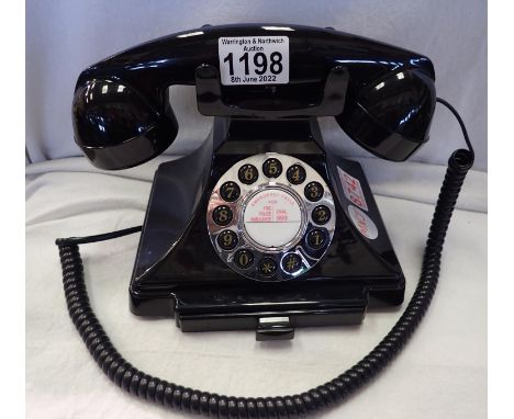 Black, Carrington a push button telephone in 1920s styling, compatible withmodern telephone banking and any standard analogue