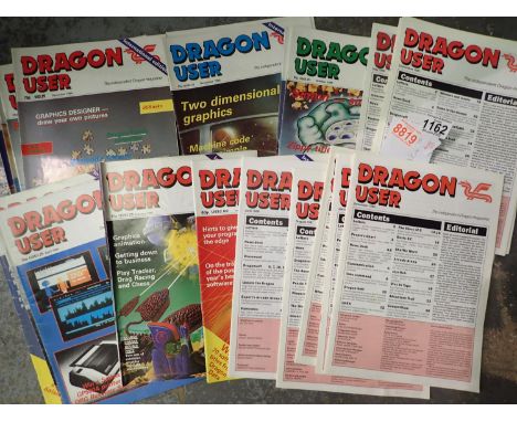 Collection of Dragon user international edition computer magazines. P&amp;P Group 1 (£14+VAT for the first lot and £1+VAT for