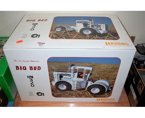 A Universal Hobbies 1/16 model of a Big Bud HN320 heavy haulage vehicle