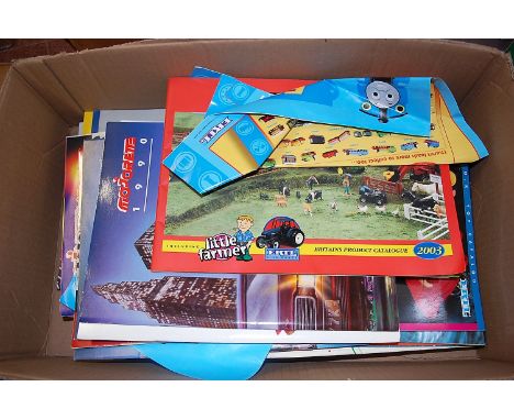 A collection of various model collecting catalogues and trade books to include Majorette, Britains, and various others