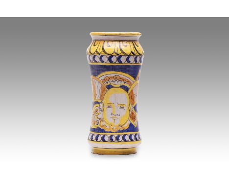 20th century | height: 27 cm | region: Palermo (Sicily) | country: Italy | provenance: private pharmacy museum | Albarello fa