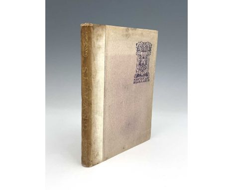C R Ashbee interest, a personal copy of G F Watts book, from the library of C R Ashbee, given in 1905 by Alec Miller, with a 
