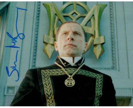 Simon McBurney signed 10x8 colour photo. Simon Montagu McBurney, OBE (born 25 August 1957) is an English actor, playwright, a